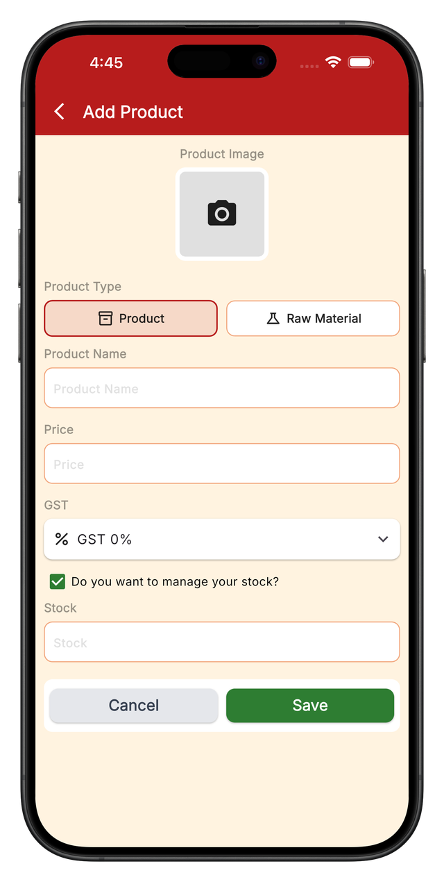 Smart Sales Ledger app screen 6